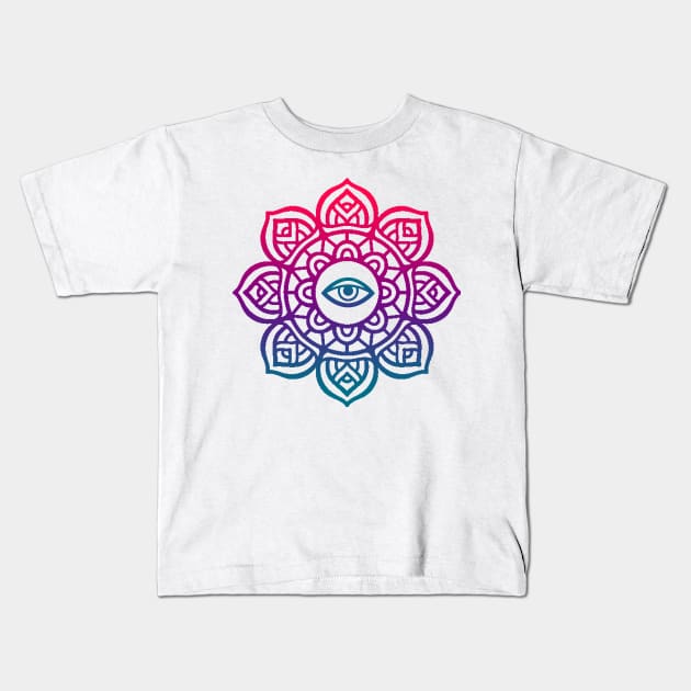 third eye Kids T-Shirt by Seblpz